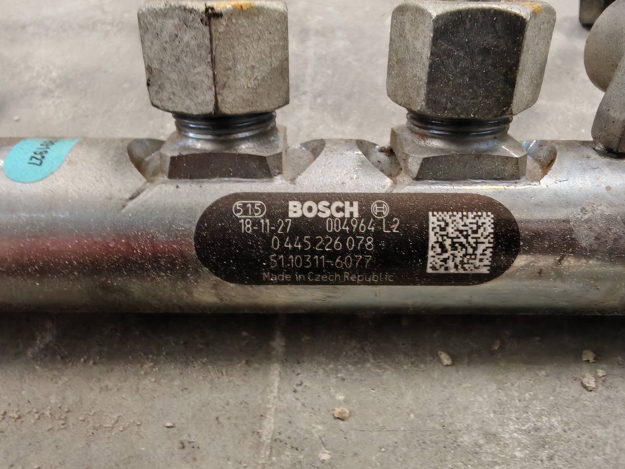 MAN TGS TGX EURO 6 / D2676LF / FUEL RAIL / 51103116077 - Fuel processing/ Fuel delivery: picture 3 MAN TGS TGX EURO 6 / D2676LF / FUEL RAIL / 51103116077 - Fuel processing/ Fuel delivery: picture 3