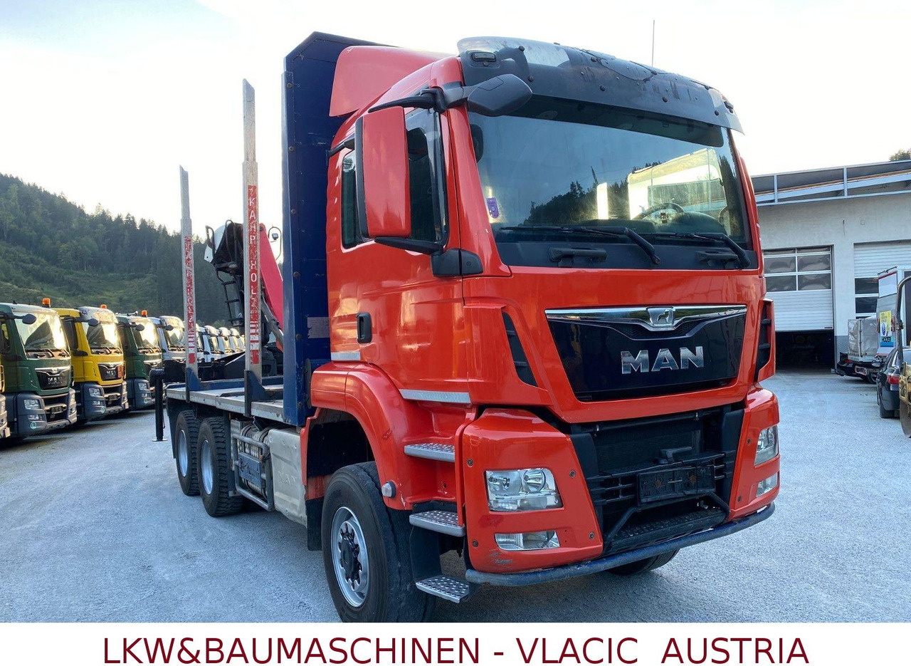 MAN TGS Holztransporter mit Kran Palfinger MAN TGS 33.480 6x6Holztransporter mit Kran Palfinger - Logging truck, Crane truck: picture 2 MAN TGS Holztransporter mit Kran Palfinger MAN TGS 33.480 6x6Holztransporter mit Kran Palfinger - Logging truck, Crane truck: picture 2