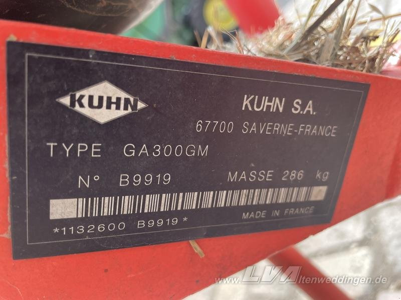 Kuhn GA300 GM - Tedder/ Rake: picture 5 Kuhn GA300 GM - Tedder/ Rake: picture 5