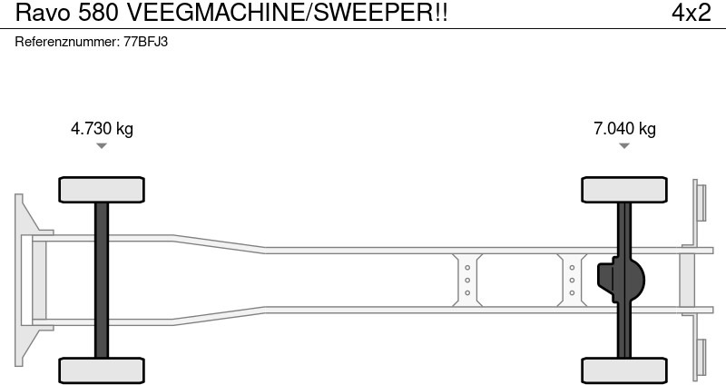 Road sweeper Ravo 580 VEEGMACHINE/SWEEPER!!: picture 14 Road sweeper Ravo 580 VEEGMACHINE/SWEEPER!!: picture 14