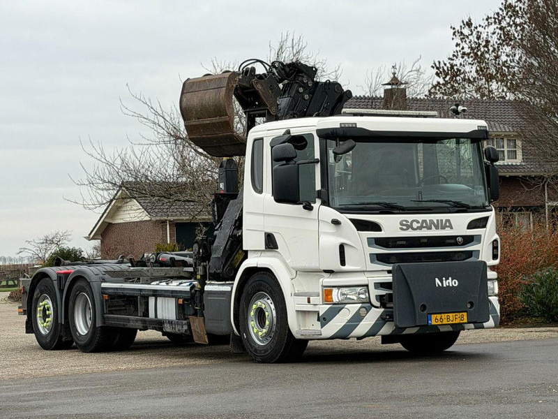 Scania P320 Z-KRAAN/RADIO REMOTE!!HAAK!!TOP 2017!!EURO6!! ZERO EMISSIE 2030!! - Hook lift truck, Crane truck: picture 4 Scania P320 Z-KRAAN/RADIO REMOTE!!HAAK!!TOP 2017!!EURO6!! ZERO EMISSIE 2030!! - Hook lift truck, Crane truck: picture 4