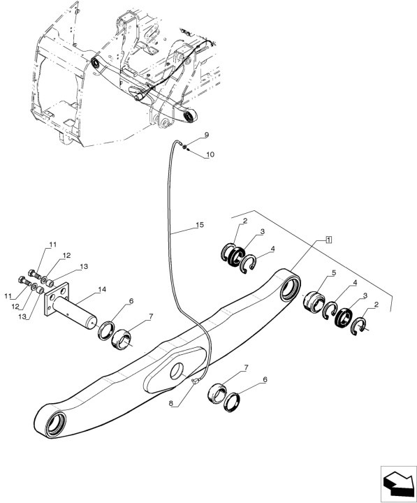 Case 47481847 - Undercarriage parts for Construction machinery: picture 1 Case 47481847 - Undercarriage parts for Construction machinery: picture 1