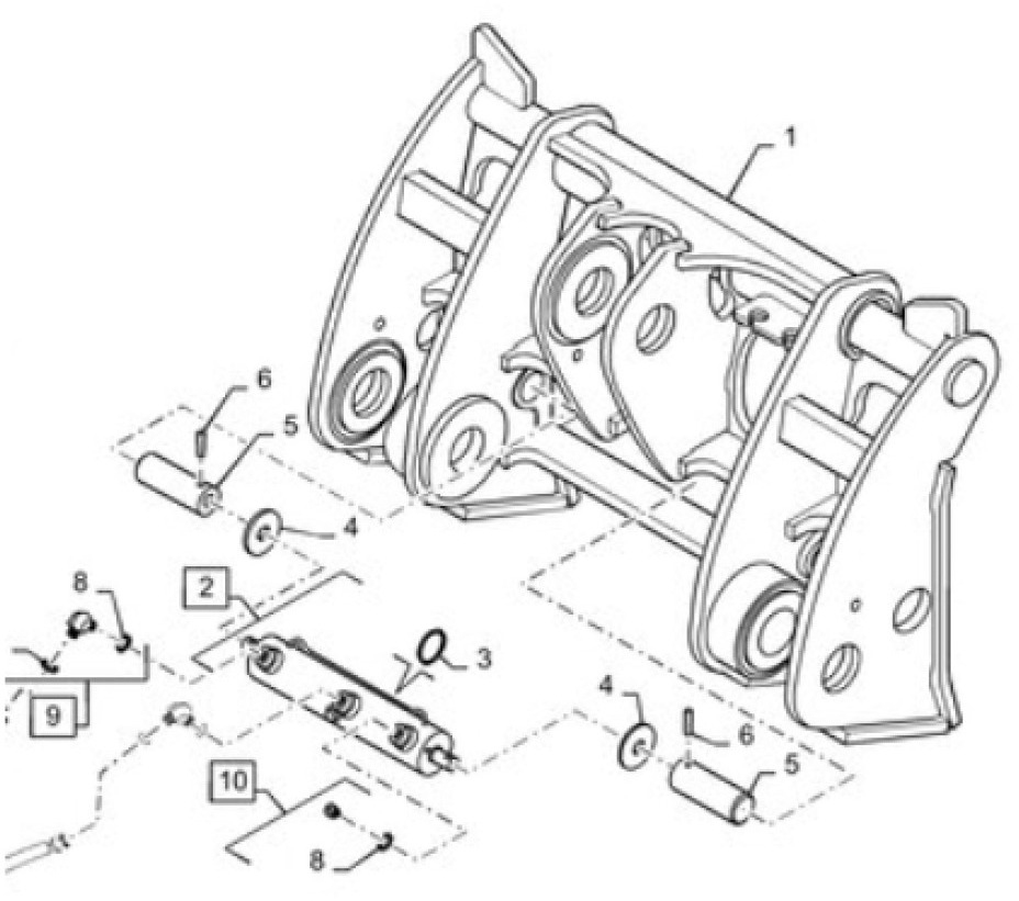 Case 47721073 - Quick coupler for Construction machinery: picture 1 Case 47721073 - Quick coupler for Construction machinery: picture 1
