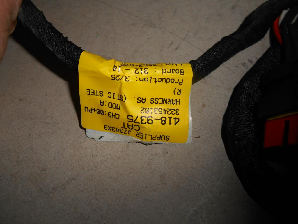Caterpillar 4189375 - 4535343 - Cables/ Wire harness for Construction machinery: picture 4 Caterpillar 4189375 - 4535343 - Cables/ Wire harness for Construction machinery: picture 4