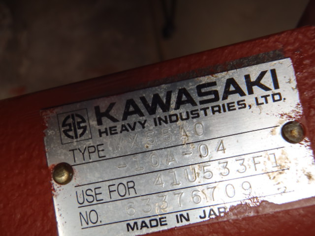 Kawasaki MX55AO-10A-04 - - Swing motor for Construction machinery: picture 3 Kawasaki MX55AO-10A-04 - - Swing motor for Construction machinery: picture 3