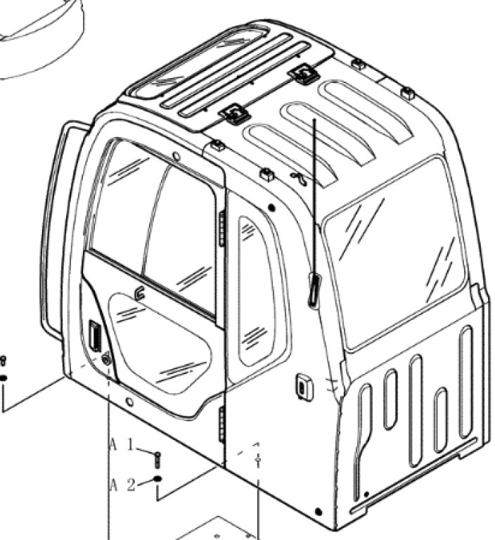 New Holland YN02C00134P1 - YN02C00154F1%KL - Cab for Agricultural machinery: picture 1 New Holland YN02C00134P1 - YN02C00154F1%KL - Cab for Agricultural machinery: picture 1