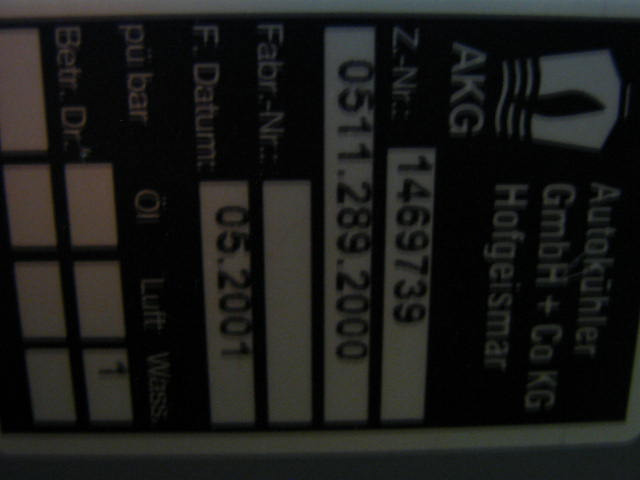 O&K 1469739 - 5112892000 - Radiator for Construction machinery: picture 3 O&K 1469739 - 5112892000 - Radiator for Construction machinery: picture 3