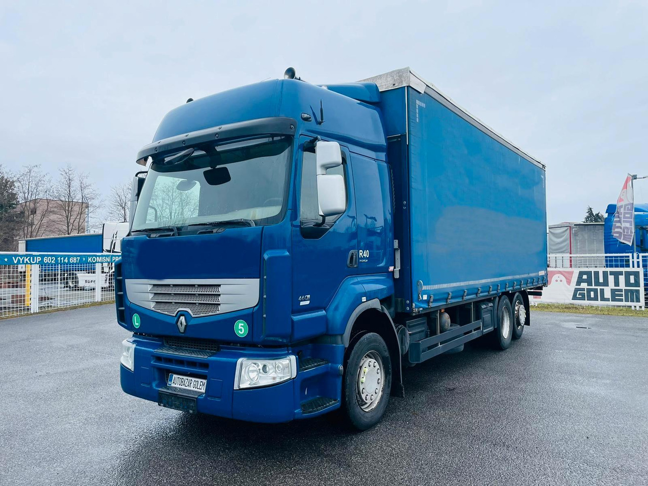 Renault Premium 460 P6X2 EEV - Curtainsider truck: picture 1 Renault Premium 460 P6X2 EEV - Curtainsider truck: picture 1