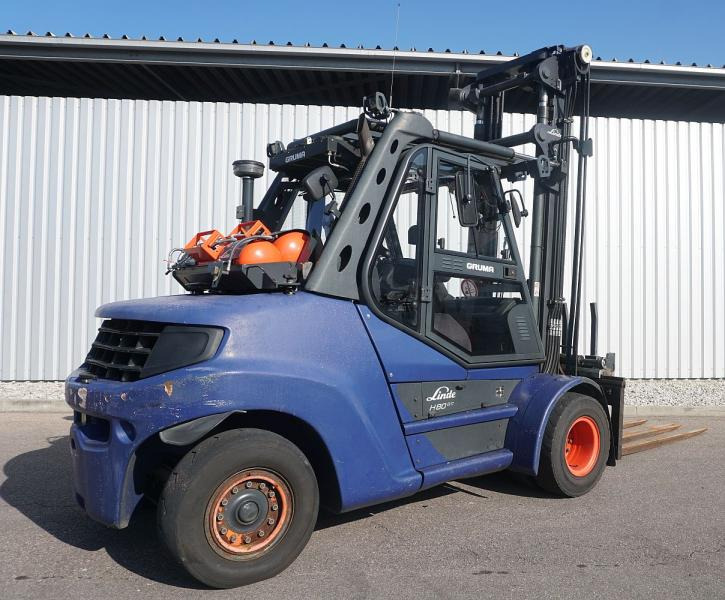 Linde H 80 T/900 EVO 396-03 - LPG forklift: picture 2 Linde H 80 T/900 EVO 396-03 - LPG forklift: picture 2