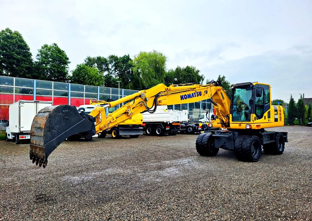 Komatsu PW 160 - 8 Wysięgnik dwuczęściowy, 3 ramiona - Wheel excavator: picture 3 Komatsu PW 160 - 8 Wysięgnik dwuczęściowy, 3 ramiona - Wheel excavator: picture 3