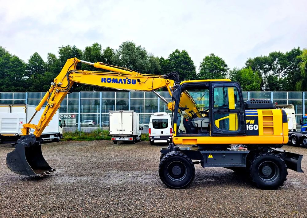 Komatsu PW 160 - 8 Wysięgnik dwuczęściowy, 3 ramiona - Wheel excavator: picture 5 Komatsu PW 160 - 8 Wysięgnik dwuczęściowy, 3 ramiona - Wheel excavator: picture 5