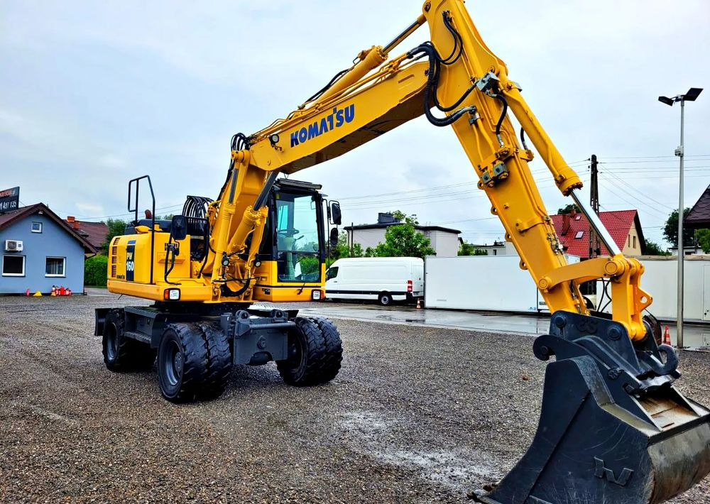 Komatsu PW 160 - 8 Wysięgnik dwuczęściowy, 3 ramiona - Wheel excavator: picture 2 Komatsu PW 160 - 8 Wysięgnik dwuczęściowy, 3 ramiona - Wheel excavator: picture 2