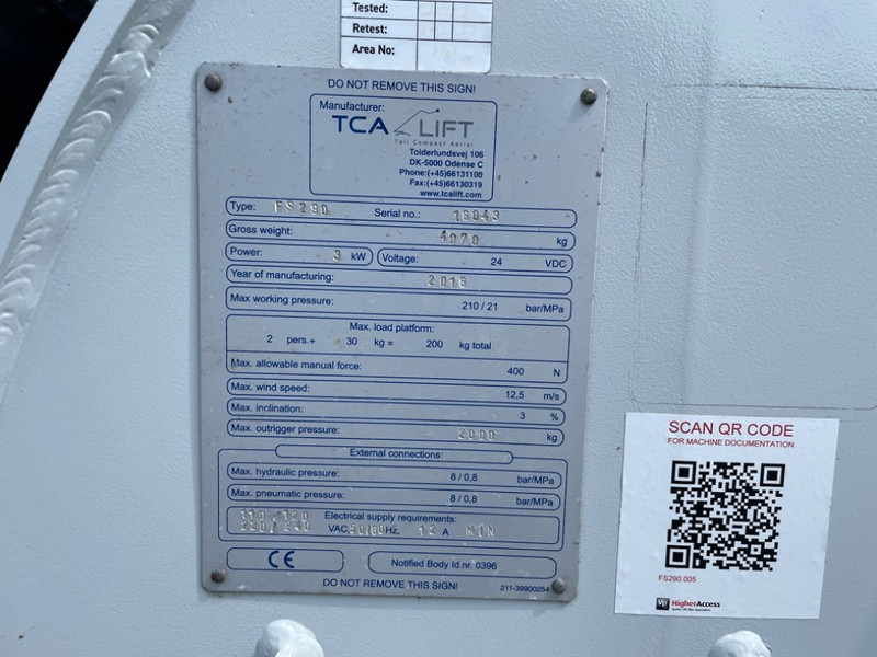 Falcon Spider FS290 - Telescopic boom, Spider lift: picture 5 Falcon Spider FS290 - Telescopic boom, Spider lift: picture 5