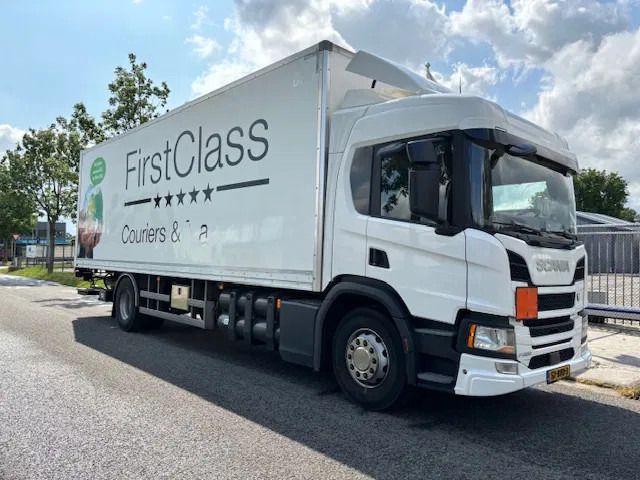 Scania P280 Closed box taillift 2000 kg Fuel CNG ADR 2 units in stock - Box truck: picture 1 Scania P280 Closed box taillift 2000 kg Fuel CNG ADR 2 units in stock - Box truck: picture 1