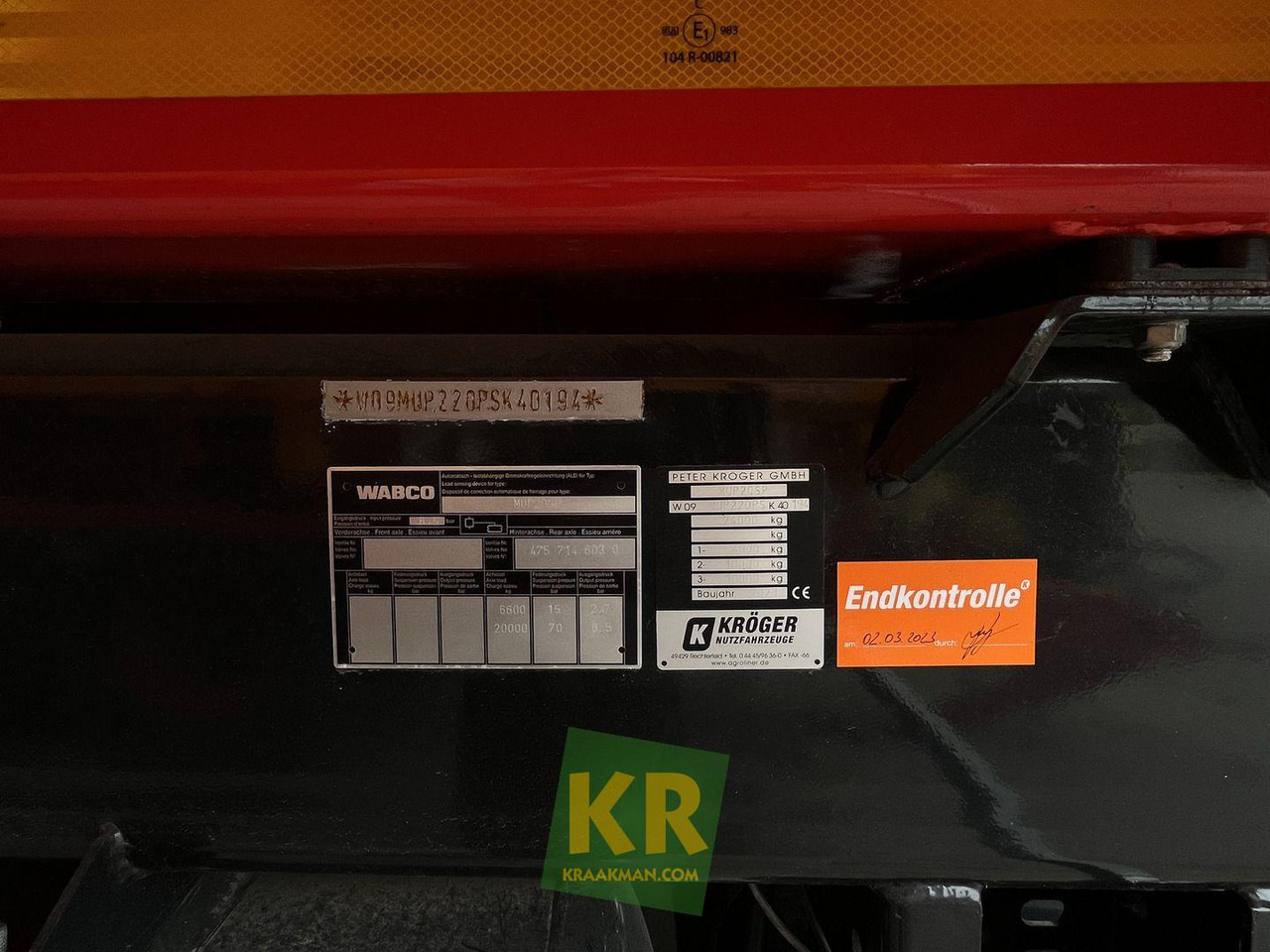 Kröger Overig - Farm tipping trailer/ Dumper: picture 5 Kröger Overig - Farm tipping trailer/ Dumper: picture 5