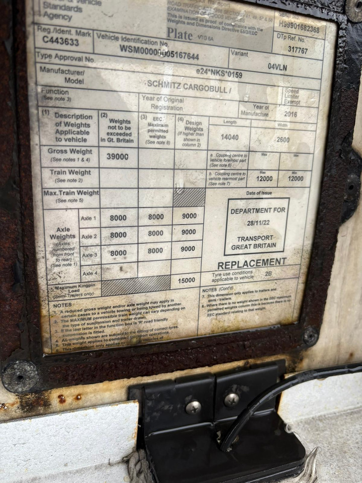 2012 Gray & Adams 10.4m Fridge Trailer – BTK110 - Refrigerator semi-trailer: picture 5 2012 Gray & Adams 10.4m Fridge Trailer – BTK110 - Refrigerator semi-trailer: picture 5