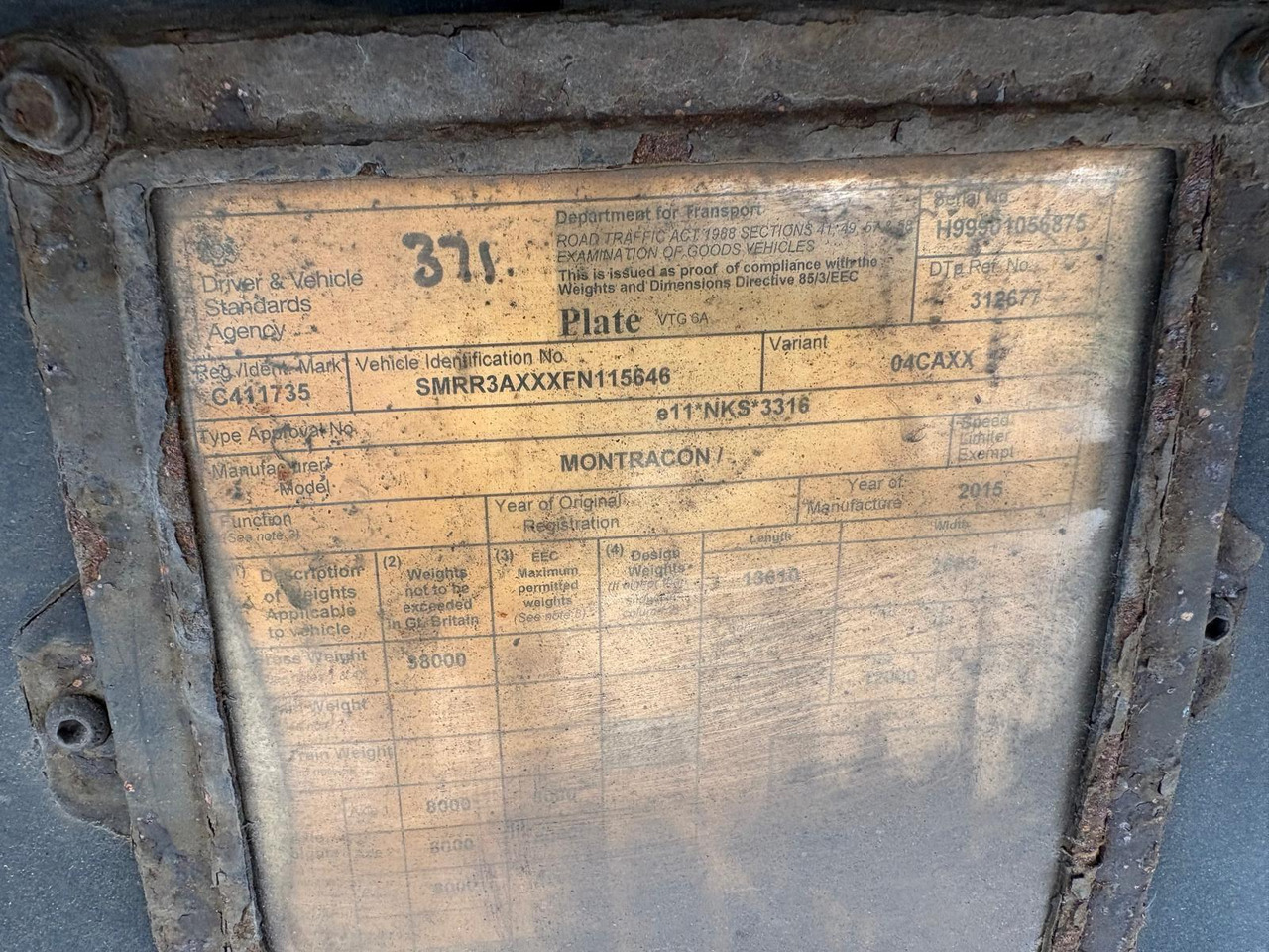 Montracon 2015 SLXe 200 – CML371 - Refrigerator semi-trailer: picture 2 Montracon 2015 SLXe 200 – CML371 - Refrigerator semi-trailer: picture 2