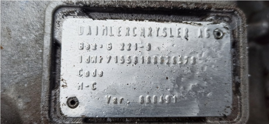 MERCEDES-BENZ AXOR MP1 AXOR MP2 MP3 G221-9 - Gearbox and parts for Truck: picture 3 MERCEDES-BENZ AXOR MP1 AXOR MP2 MP3 G221-9 - Gearbox and parts for Truck: picture 3