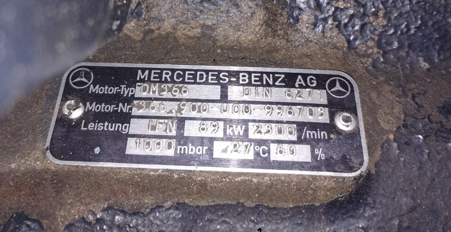 SILNIK Mercedes OM 366 Machine, Crane - Engine and parts for Other machinery: picture 4 SILNIK Mercedes OM 366 Machine, Crane - Engine and parts for Other machinery: picture 4