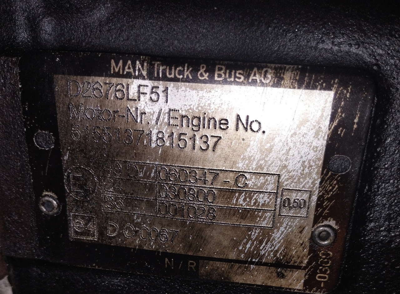 Silnik Engine MAN TGS TGX D2676 LF51 E6 500 HP - Engine and parts: picture 5 Silnik Engine MAN TGS TGX D2676 LF51 E6 500 HP - Engine and parts: picture 5