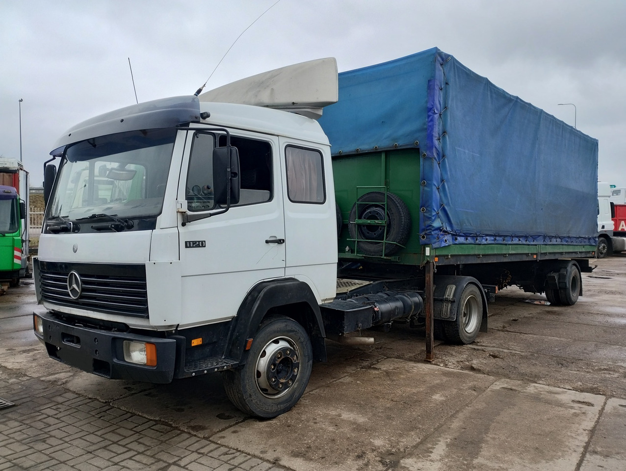 MERCEDES BENZ 1120 S + NACZEPA 1-OSIOWA TRAILER - Tractor unit: picture 1 MERCEDES BENZ 1120 S + NACZEPA 1-OSIOWA TRAILER - Tractor unit: picture 1
