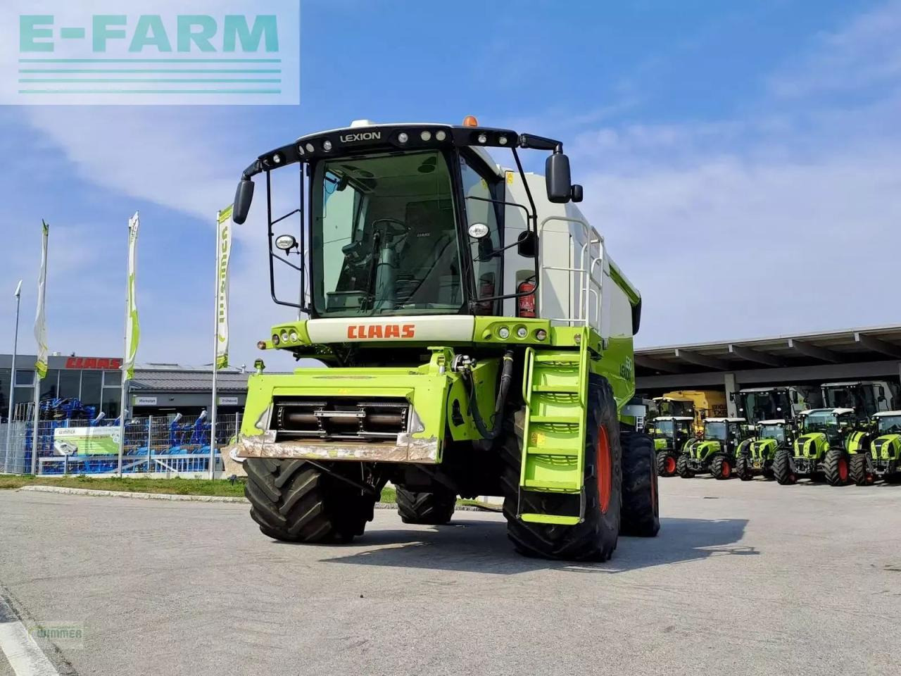 Combine harvester CLAAS lexion 630 - allrad: picture 6