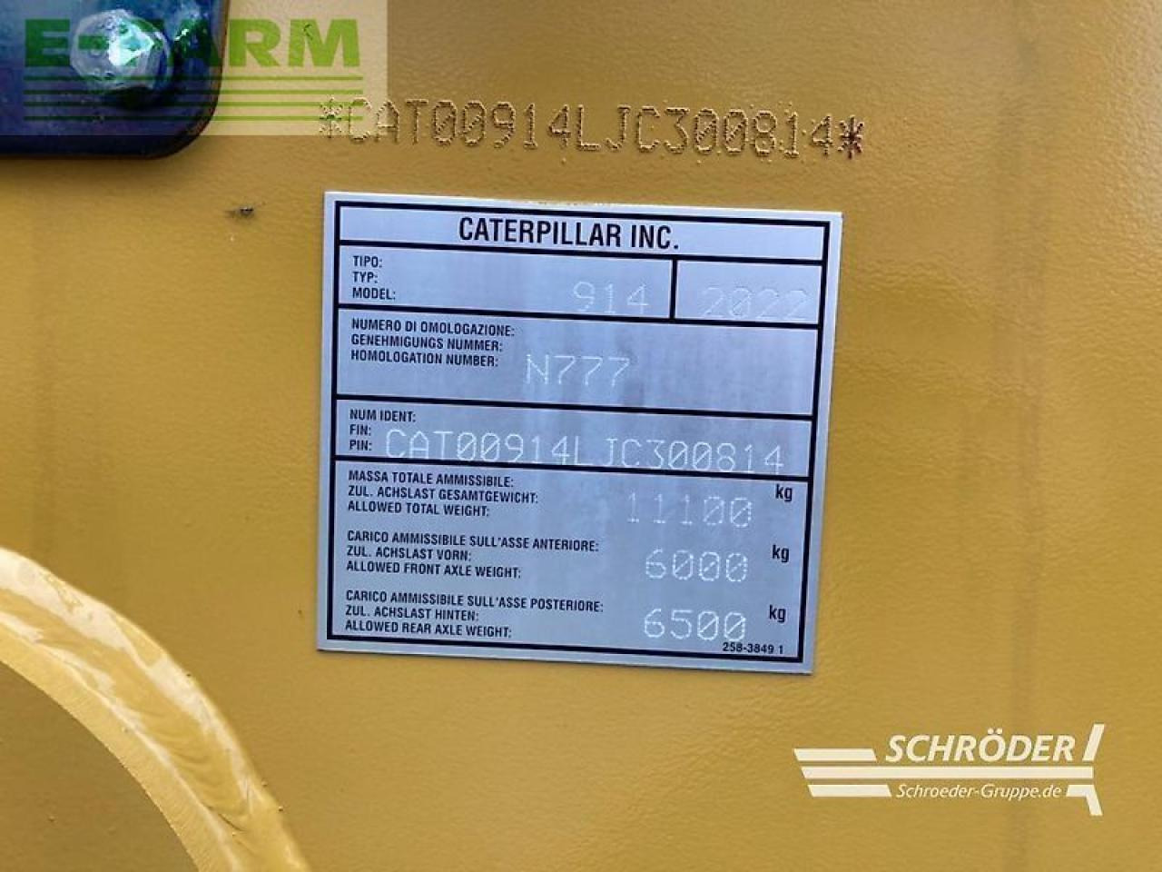 Mini excavator Caterpillar 914 m: picture 9