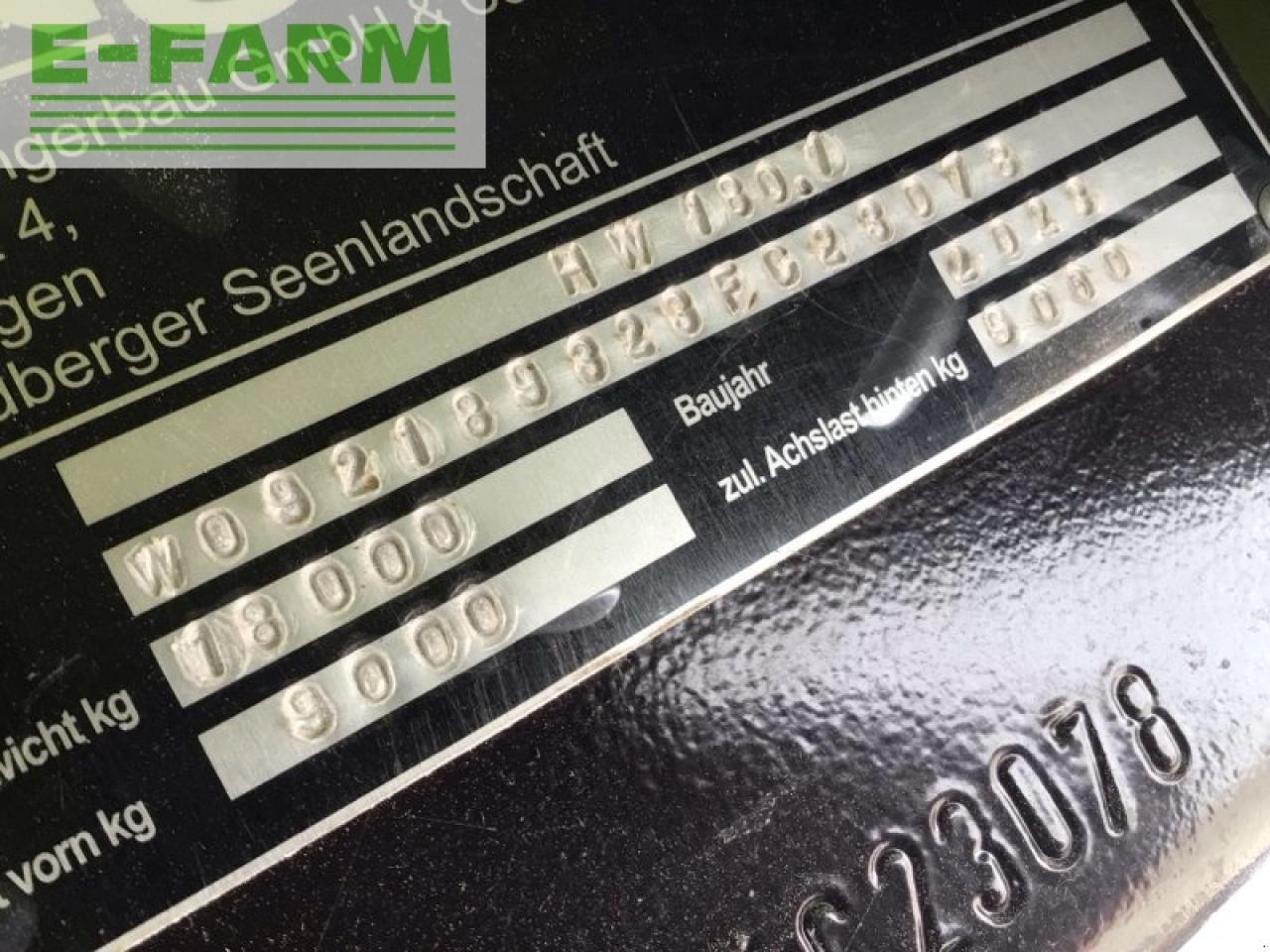 Conow hw 180 - Farm trailer: picture 3 Conow hw 180 - Farm trailer: picture 3