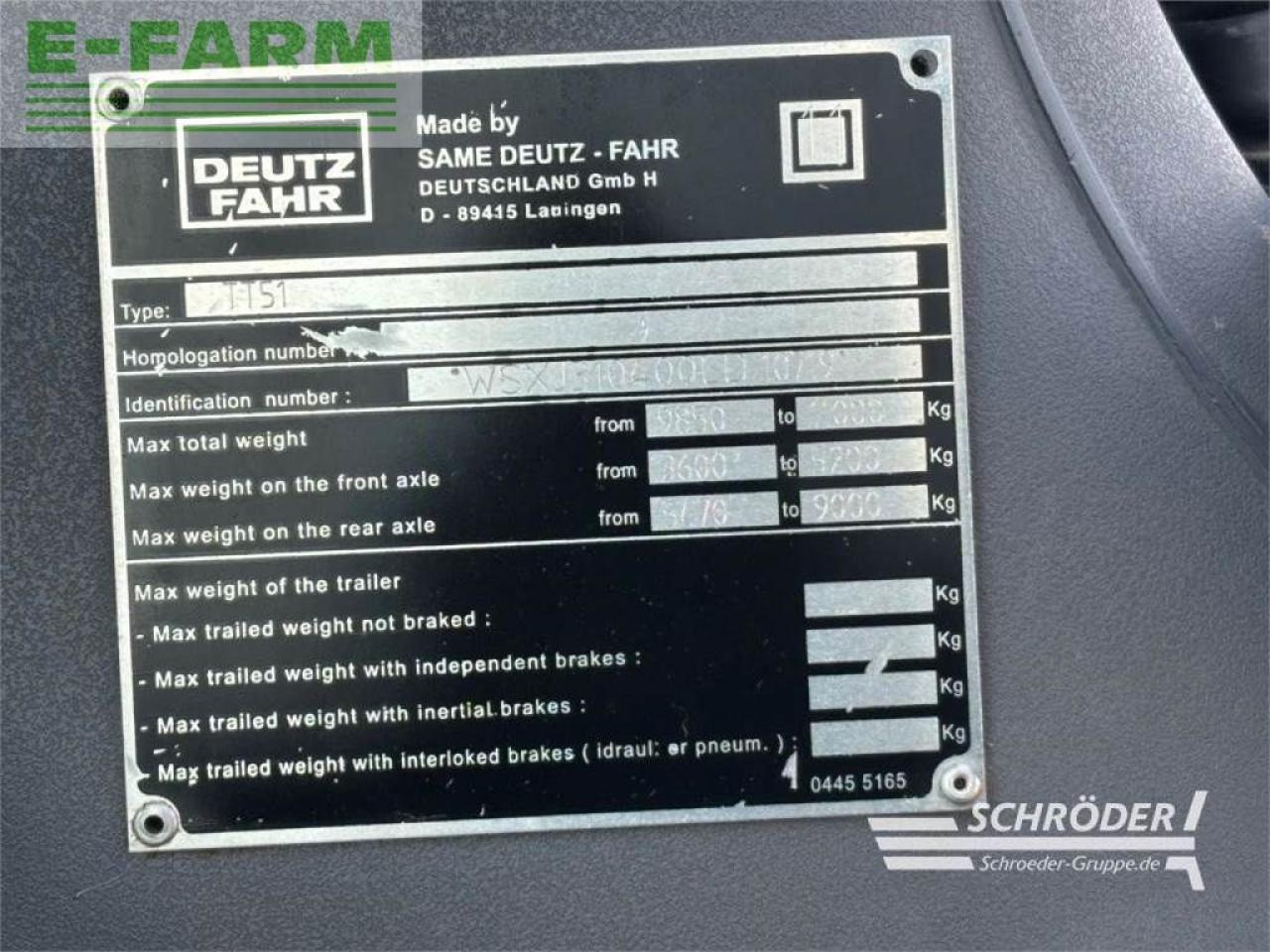 Farm tractor Deutz-Fahr m 650: picture 24
