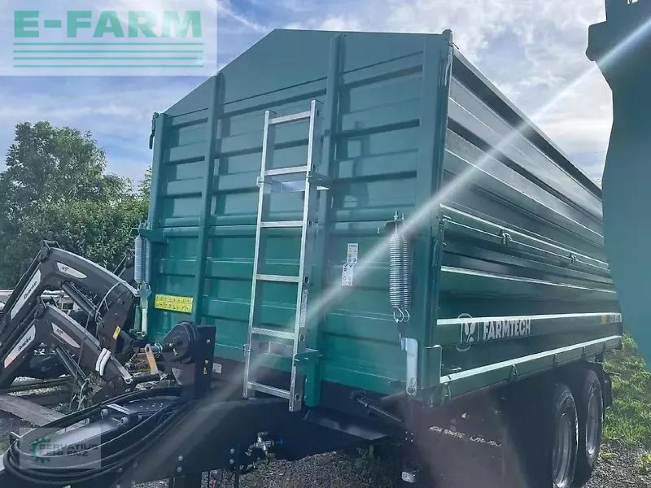 Farm tipping trailer/ Dumper Farmtech tdk 1800 dreiseitenkipper neu: picture 6
