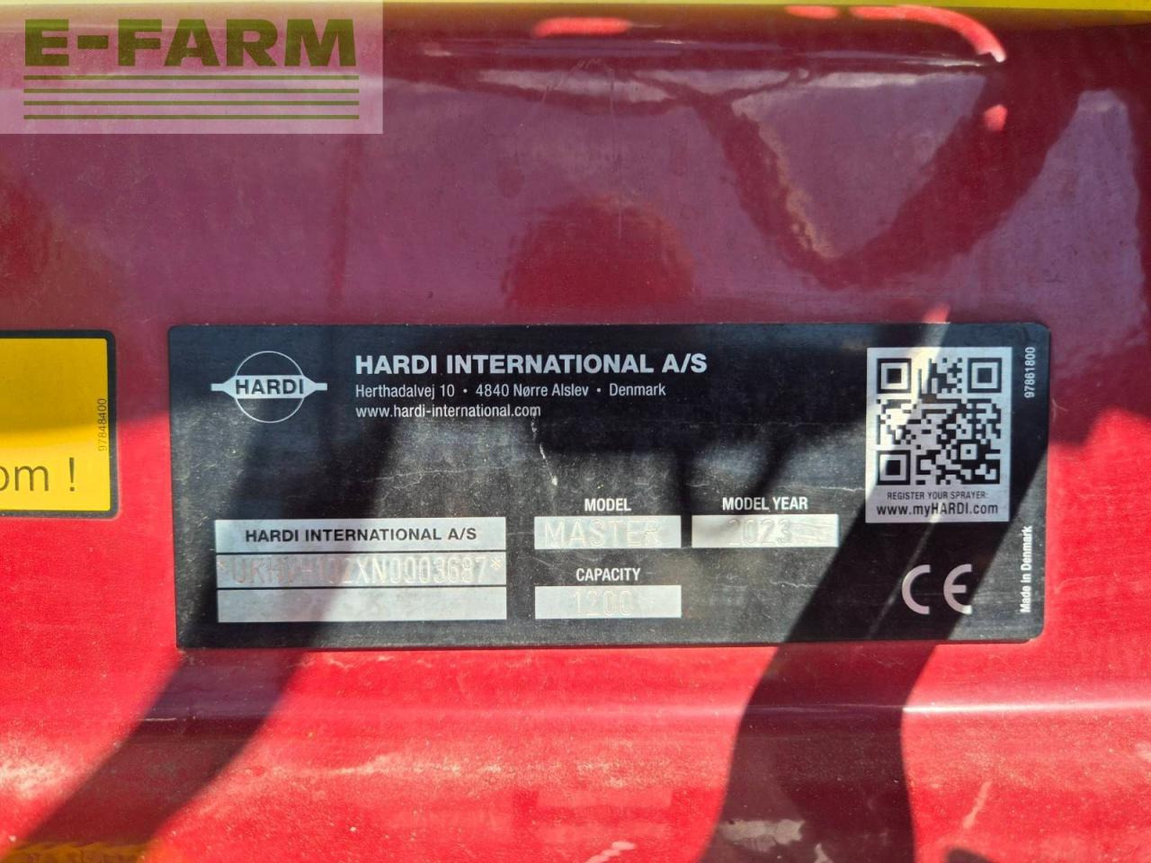 Hardi MASTER - Trailed sprayer: picture 3 Hardi MASTER - Trailed sprayer: picture 3