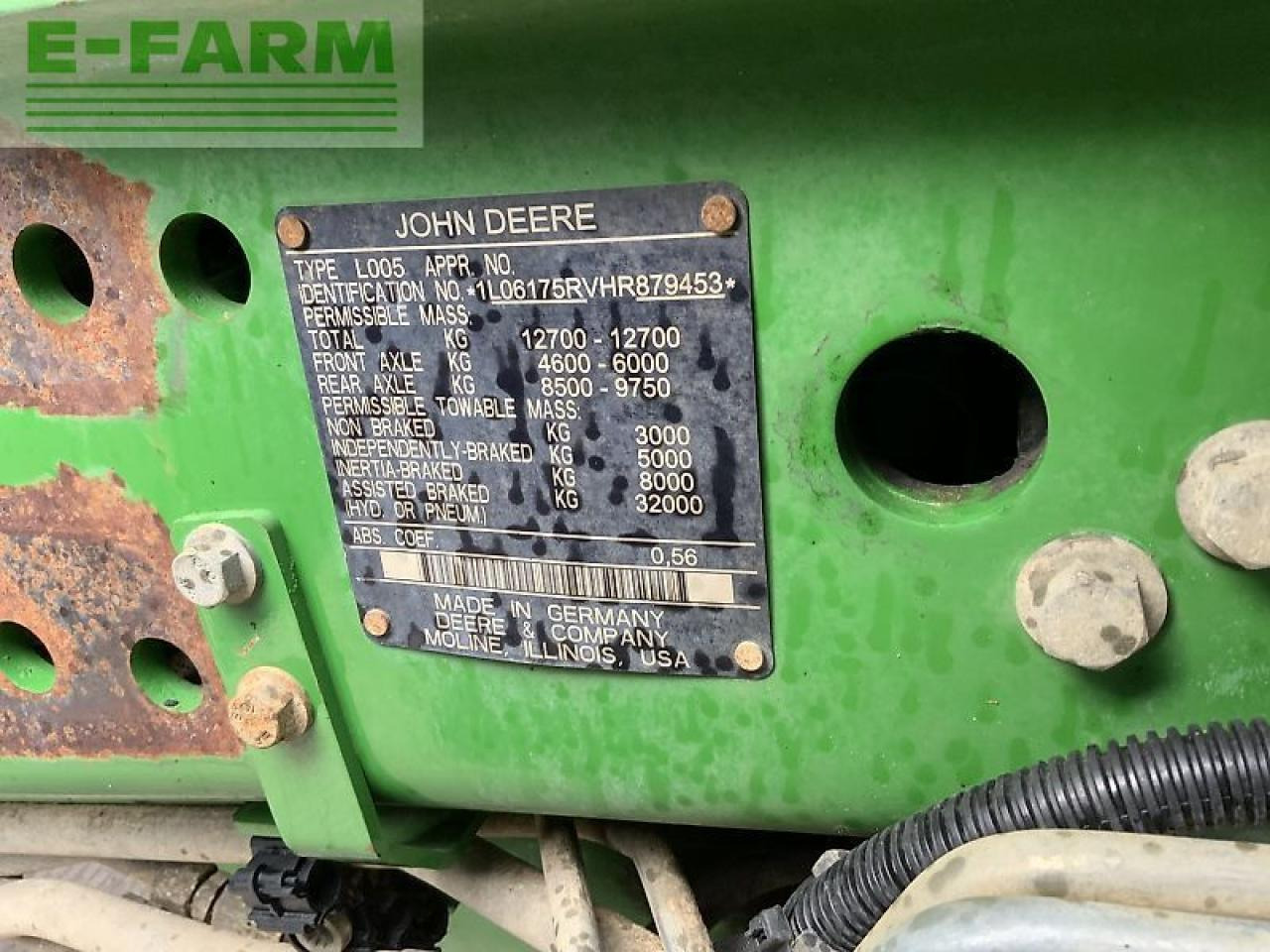 Farm tractor John Deere 6175r tractor (st24009): picture 16