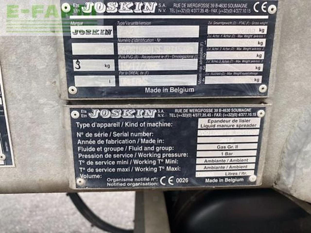 Fertilizing equipment Joskin komfort 2: picture 8 Fertilizing equipment Joskin komfort 2: picture 8