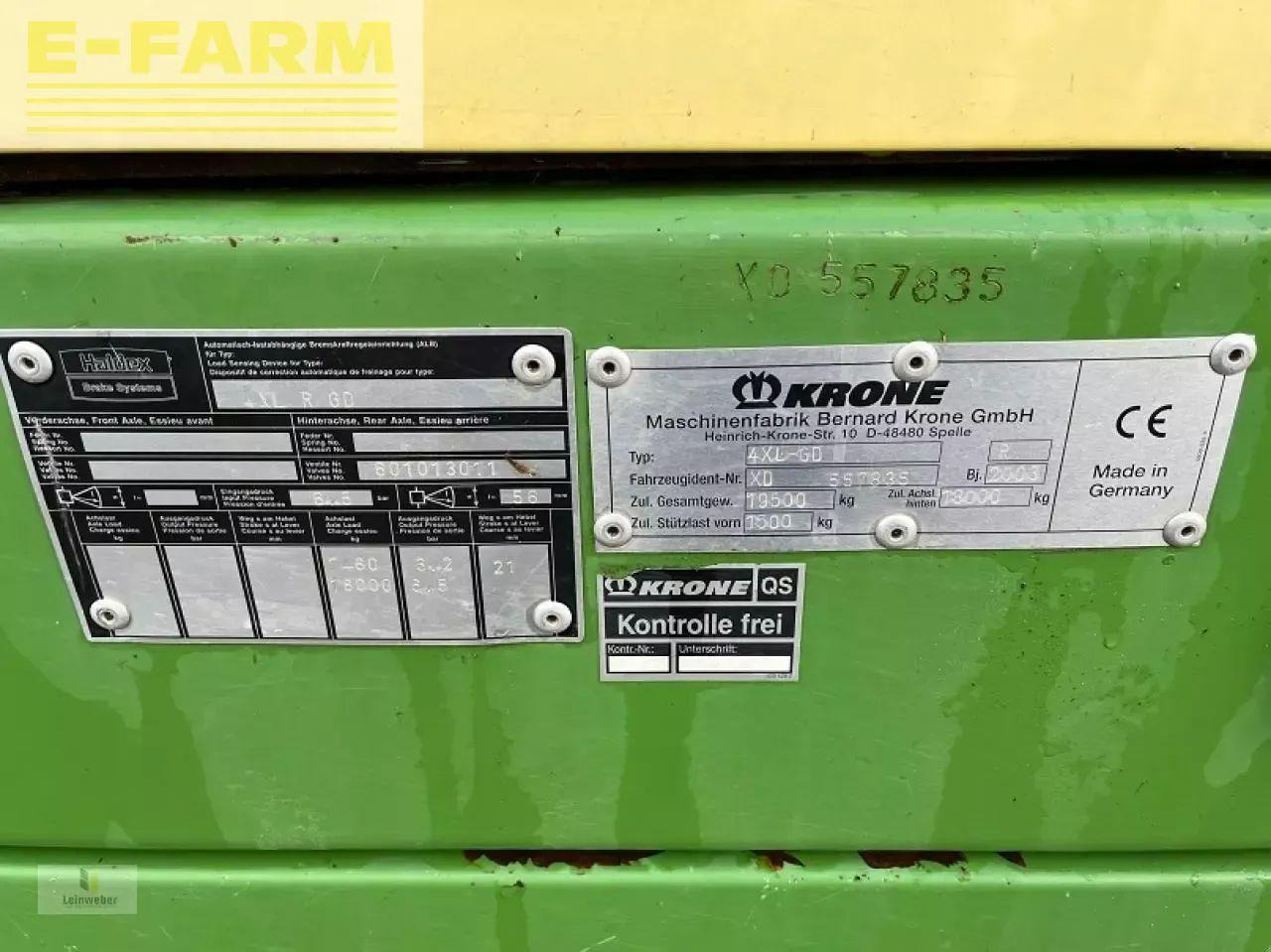 Self-loading wagon Krone 4 xl gd: picture 10