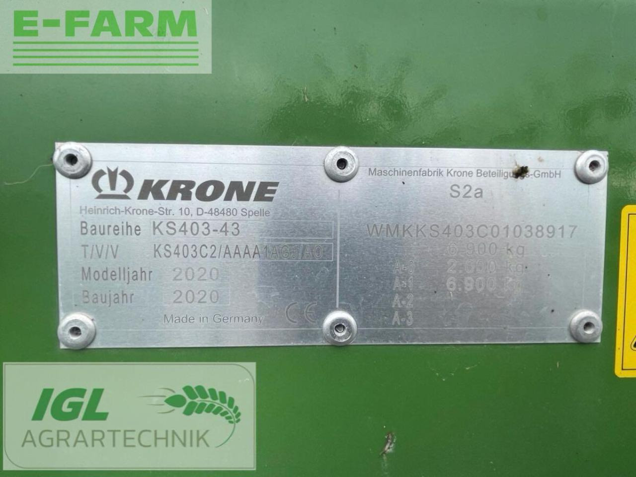 Tedder/ Rake Krone swadro tc 1570: picture 6
