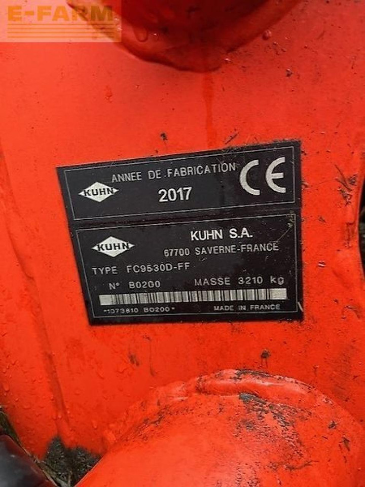 Kuhn fc 9530 d ff - Mower: picture 4 Kuhn fc 9530 d ff - Mower: picture 4