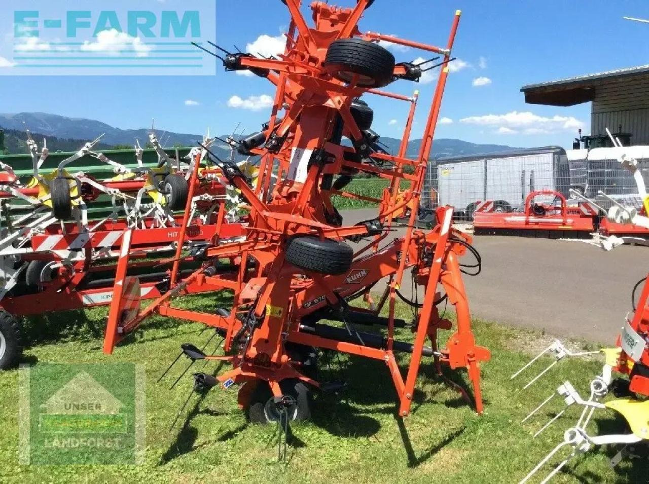 Kuhn gf 8703 - Tedder/ Rake: picture 4 Kuhn gf 8703 - Tedder/ Rake: picture 4