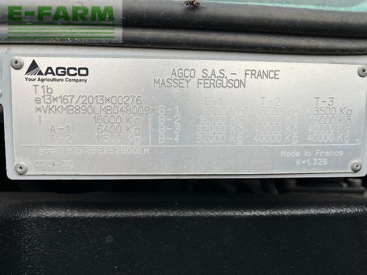 Farm tractor Massey Ferguson 8s.265: picture 28 Farm tractor Massey Ferguson 8s.265: picture 28