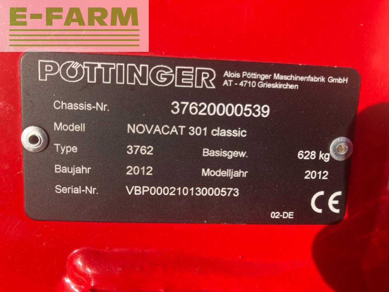 Mower Pöttinger Novacat 301 Classic: picture 7 Mower Pöttinger Novacat 301 Classic: picture 7