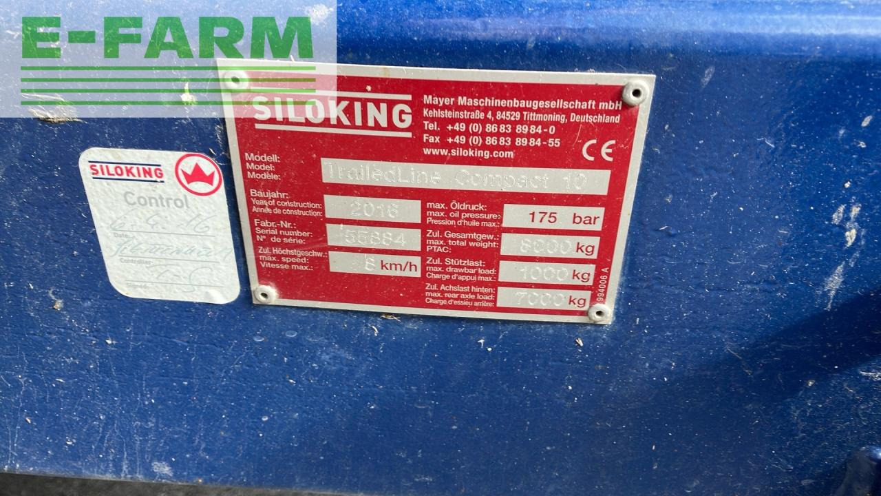 Livestock equipment Siloking TrailedLine Compact 10: picture 9