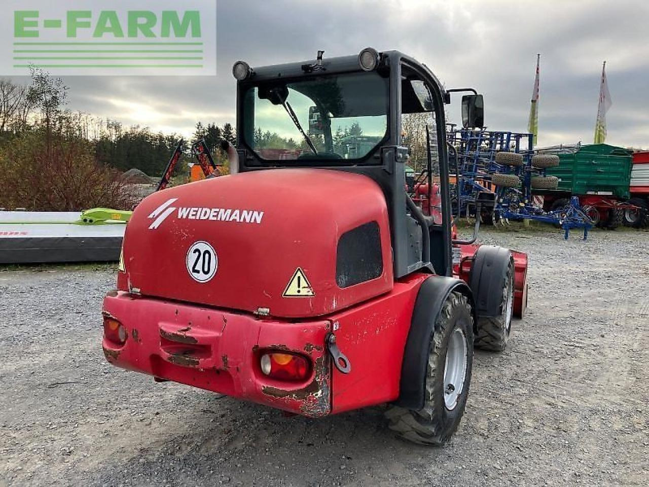Weidemann gebr. 3070 cx 60 hoflader - Mini excavator: picture 4 Weidemann gebr. 3070 cx 60 hoflader - Mini excavator: picture 4