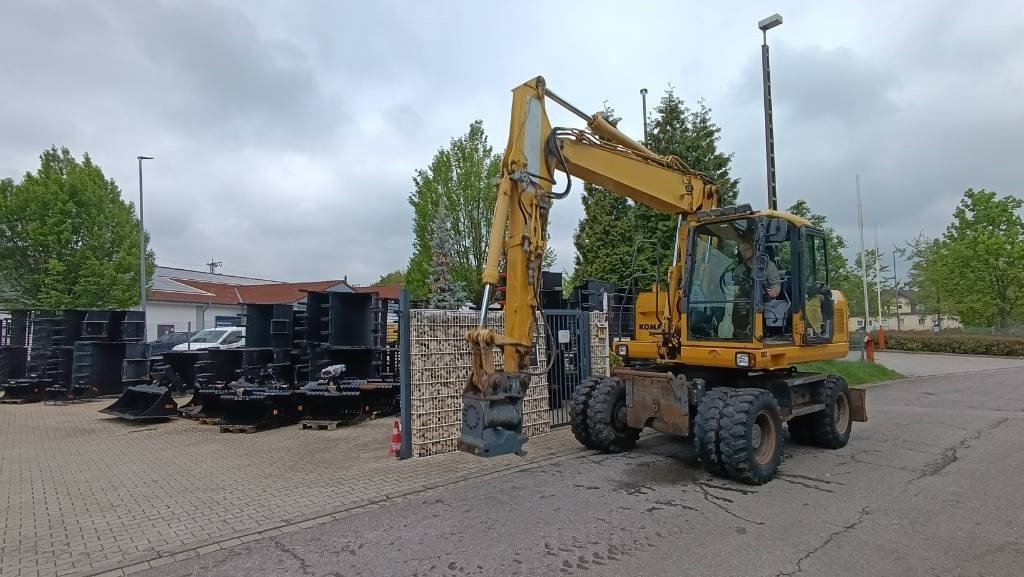 Komatsu PW 140 Mobilbagger Powertilt Schnellwechsler MS 10  - Wheel excavator: picture 4 Komatsu PW 140 Mobilbagger Powertilt Schnellwechsler MS 10  - Wheel excavator: picture 4