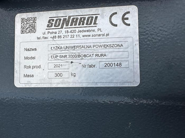 Big Schwergutschaufel 200 cm mit Bobcat Teleskoplader Aufnahme - Attachment: picture 4 Big Schwergutschaufel 200 cm mit Bobcat Teleskoplader Aufnahme - Attachment: picture 4