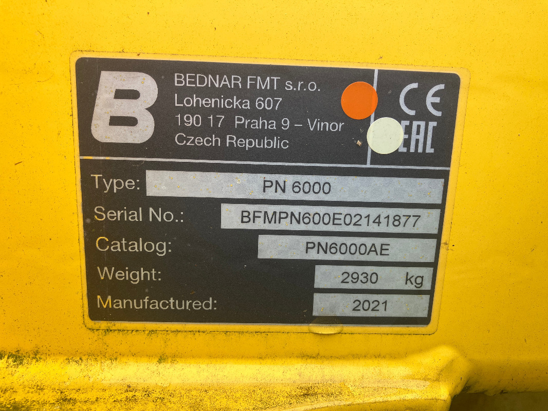 Bednar Striegel-PRO PN 6000 - Fertilizing equipment: picture 4 Bednar Striegel-PRO PN 6000 - Fertilizing equipment: picture 4