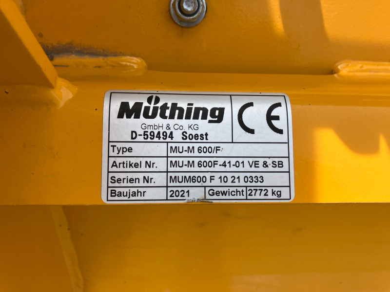 Müthing MU-M 600/F - Flail mower: picture 3 Müthing MU-M 600/F - Flail mower: picture 3