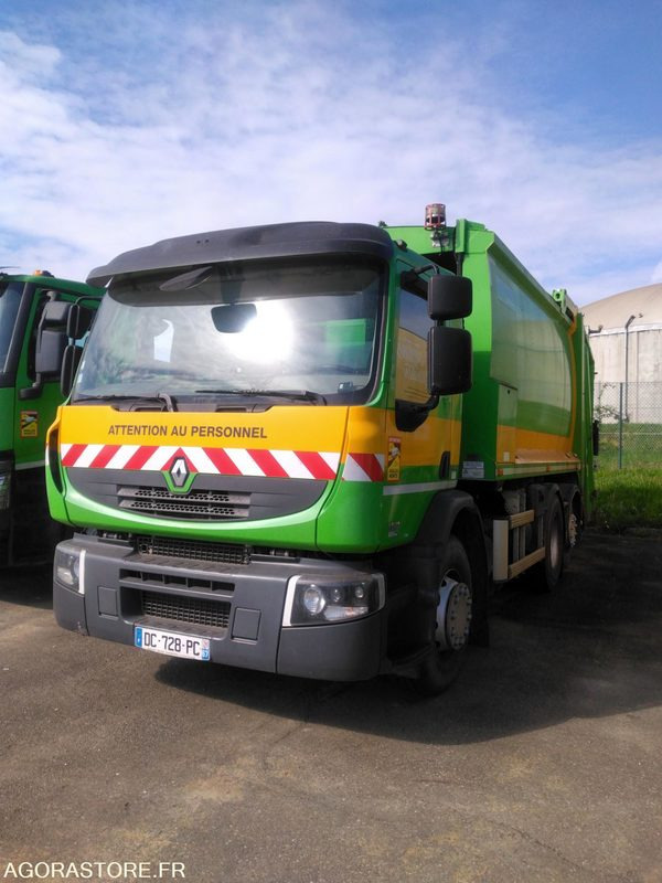 Benne à ordures ménagères Renault Eurovoirie Terberg - Garbage truck: picture 1 Benne à ordures ménagères Renault Eurovoirie Terberg - Garbage truck: picture 1