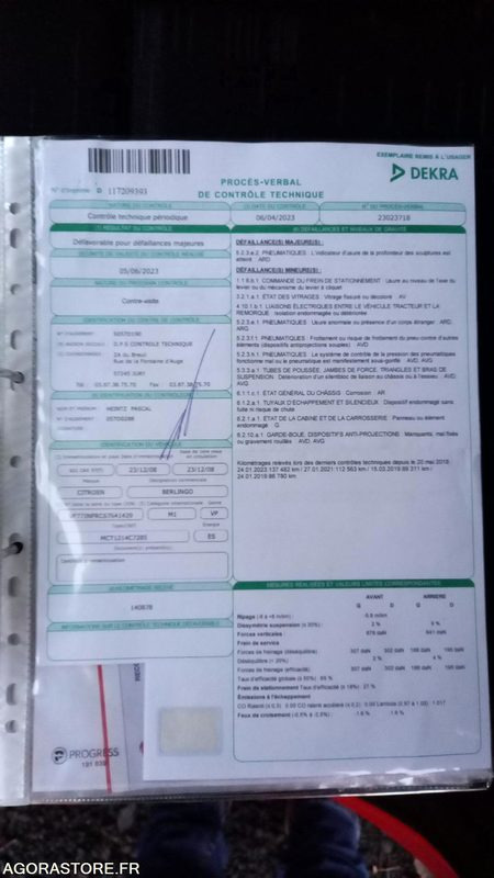 Small van CITROËN - BERLINGO - 2008 - 611CAX57: picture 28