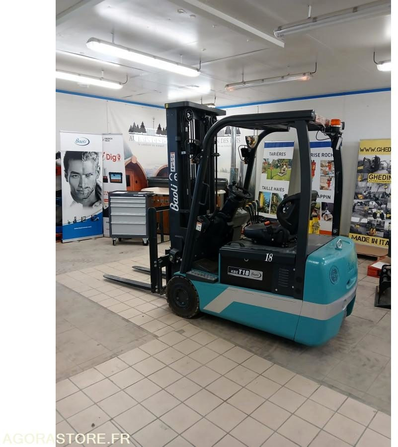 Chariot élévateur EXPO BAOLI KBET18+ 4700mm + TDL Neuf - Electric forklift: picture 1 Chariot élévateur EXPO BAOLI KBET18+ 4700mm + TDL Neuf - Electric forklift: picture 1