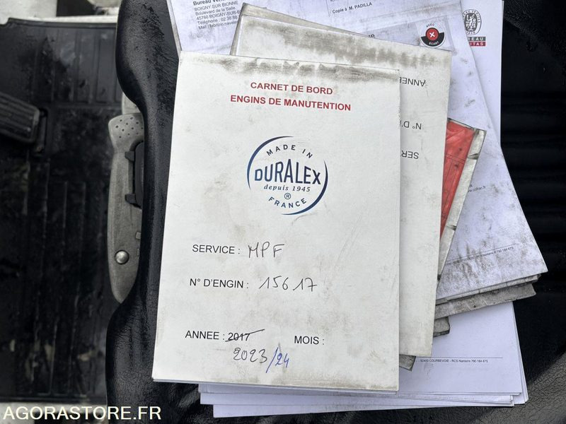 LPG forklift Chariot élévateur NISSAN GAZ 1.5T type P1D1A15LQ: picture 15