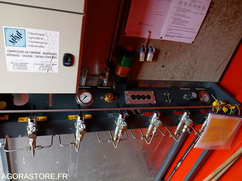 Compresseur HP air respirable BAUER MV120, avec rampe de gonflage 6 flexibles - Air compressor: picture 5 Compresseur HP air respirable BAUER MV120, avec rampe de gonflage 6 flexibles - Air compressor: picture 5